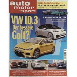 auto motor & sport Heft 10 / 25 April 2019 - VW ID.3