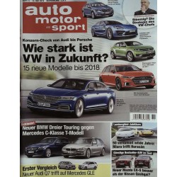 auto motor & sport Heft 11 / 13 Mai 2015 - VW in Zukunft