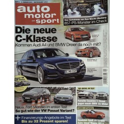 auto motor & sport Heft 4 / 5 Februar 2015 - Die neue C-Klasse