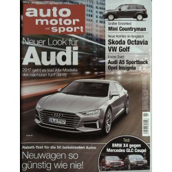 auto motor & sport Heft 5 / 16 Februar 2017 - Neuer Audi Look