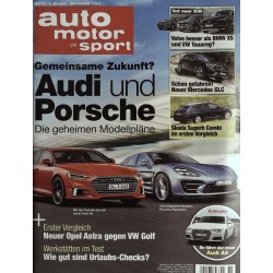 auto motor & sport Heft 15 / 9 Juli 2015 - Audi und Porsche