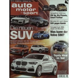 auto motor & sport Heft 18 / 18 August 2016 - Die neuen SUV