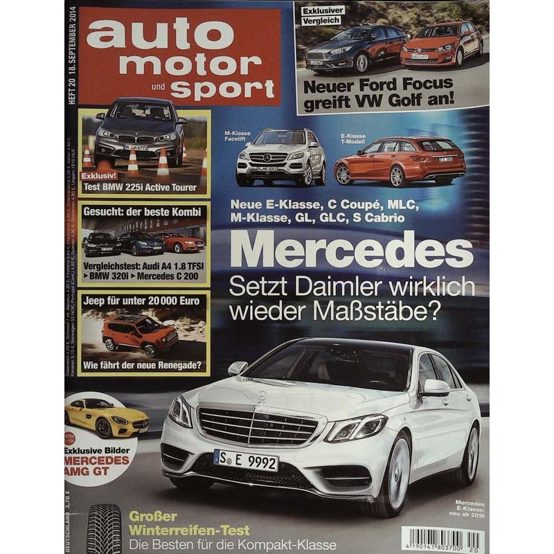 auto motor & sport Heft 20 / 18 September 2014 - Mercedes