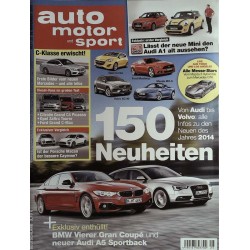 auto motor & sport Heft 25 / 28 November 2013 - 150 Neuheiten