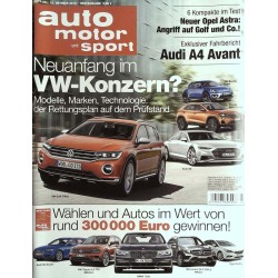 auto motor & sport Heft 22 / 15 Oktober 2015 - VW Konzern