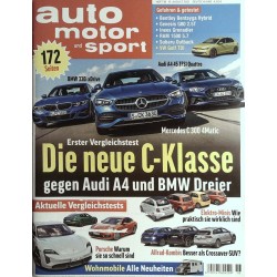 auto motor & sport Heft 18 / 12 August 2021 - Die neue C-Klasse