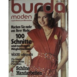 burda Moden 4/April 1979 - Rock und Top Kombis