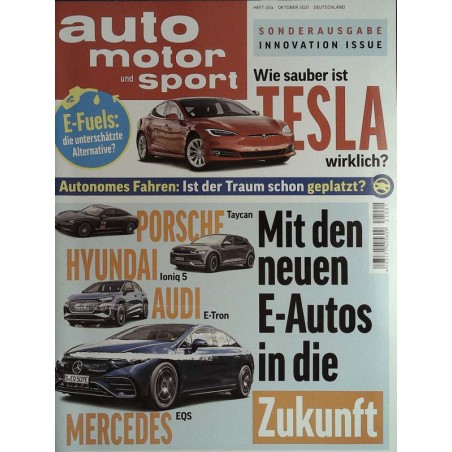 auto motor & sport Heft 22a / Oktober 2021 Sonderausgabe - Innovation Issue