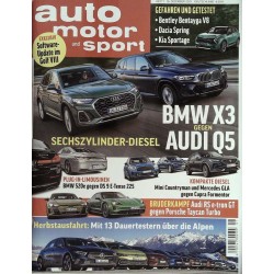 auto motor & sport Heft 1 / 16 Dezember 2021 - BMW X3 vs. Audi Q5