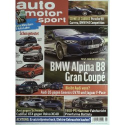 auto motor & sport Heft 2 / 3 Januar 2022 - BMW Alpina B8 Gran Coupe