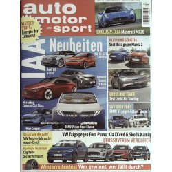 auto motor & sport Heft 20 / 7 September 2023 - IAA Neuheiten