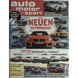 auto motor & sport Heft 6 / 23 Februar 2023 - Alle Neuen im Frühjahr