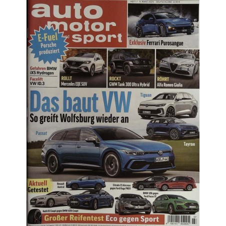 auto motor & sport Heft 7 / 9 März 2023 - Das baut VW