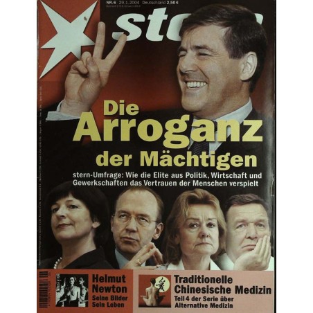 stern Heft Nr.6 / 29 Januar 2004 - Die Arroganz der Mächtigen