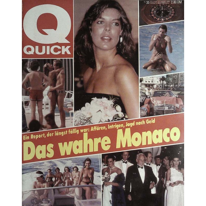 Quick Nr.35 / 23 August 1984 - Das wahre Monaco
