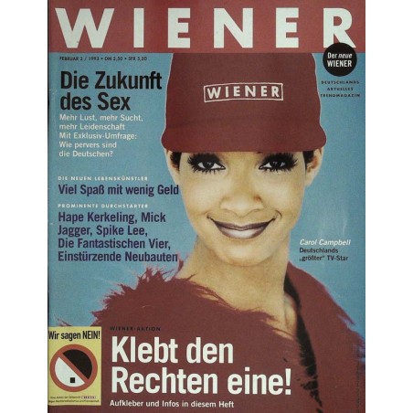 Wiener Heft Nr.2 / Februar 1993 - Carol Campbell