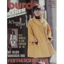 burda Nähen leicht & schnell 4/92 1992 - Winter 92/93