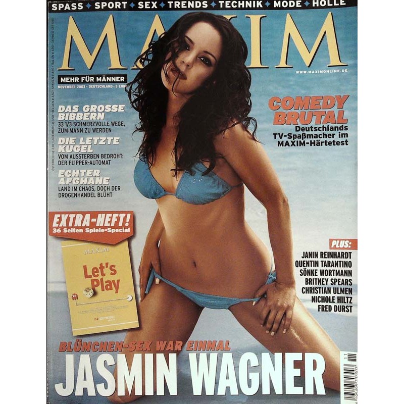 MAXIM November 2003 - Jasmin Wagner
