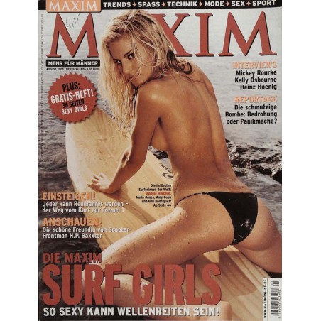 Maxim August 2005 - Angela Marcello