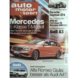 auto motor & sport Heft 12 / 26 Mai 2016 - Mercedes E-Klasse