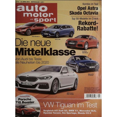 auto motor & sport Heft 9 / 14 April 2016 - Die neue Mittelklasse