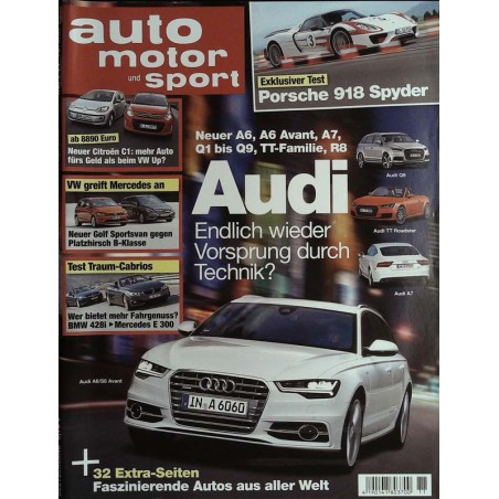 auto motor & sport Heft 11 / 15 Mai 2014 - Audi Technik