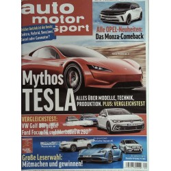 auto motor & sport Heft 24 / 5 November 2020 - Mythos Tesla