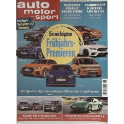 auto motor & sport Heft 6 / 27 Februar 2020 - Frühjahrs Premieren