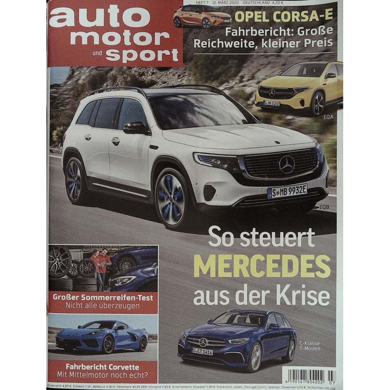 auto motor & sport Heft 7 / 12 März 2020 - Mercedes Krise