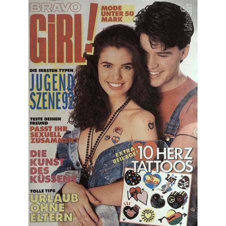 Bravo Girl Nr.9 / 8 April 1992 - Jugend Szene