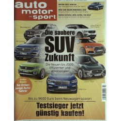 auto motor & sport Heft 3 / 18 Januar 2018 - Saubere SUV Zukunft