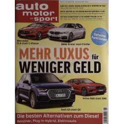 auto motor & sport Heft 8 / 29 März 2018 - Mehr Luxus für weniger Geld