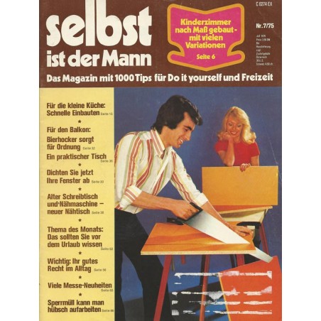 Selbst ist der Mann 7/15 Juli 1975 - Kinderzimmer nach Maß