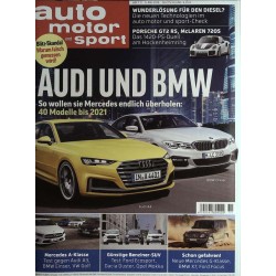 auto motor & sport Heft 11 / 9 Mai 2018 - Audi und BMW