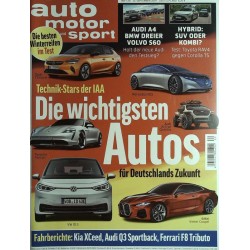 auto motor & sport Heft 20 / 12 September 2019 - Technik Stars