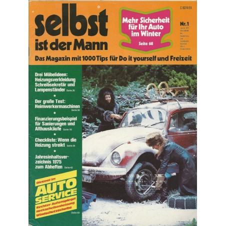 Selbst ist der Mann 1/76 Januar 1976 - Mehr Sicherheit im Winter