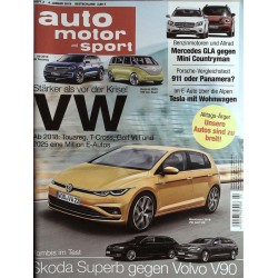 auto motor & sport Heft 2 / 4 Januar 2018 - VW Golf VIII