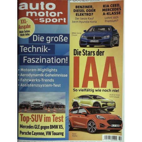 auto motor & sport Heft 14 / 20 Juni 2019 - Die Stars der IAA