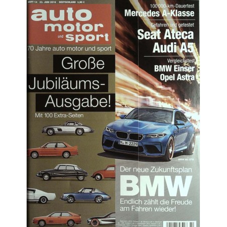auto motor & sport Heft 14 / 23 Juni 2016 - Zukunftsplan BMW