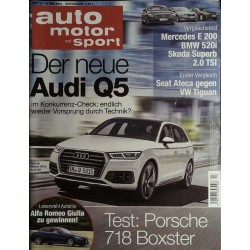 auto motor & sport Heft 13 / 9 Juni 2016 - Der neue Audi Q5