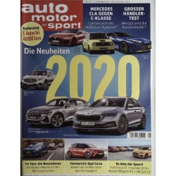 auto motor & sport Heft 25 / 21 November 2019 - Neuheiten 2020