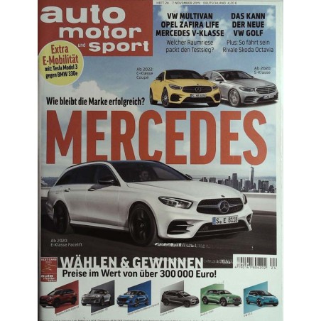 auto motor & sport Heft 24 / 7 November 2019 - Marke Mercedes