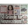 Bild Zeitung Freitag, 15 Dezember 2023 - 50 Gründe für Neuwahlen