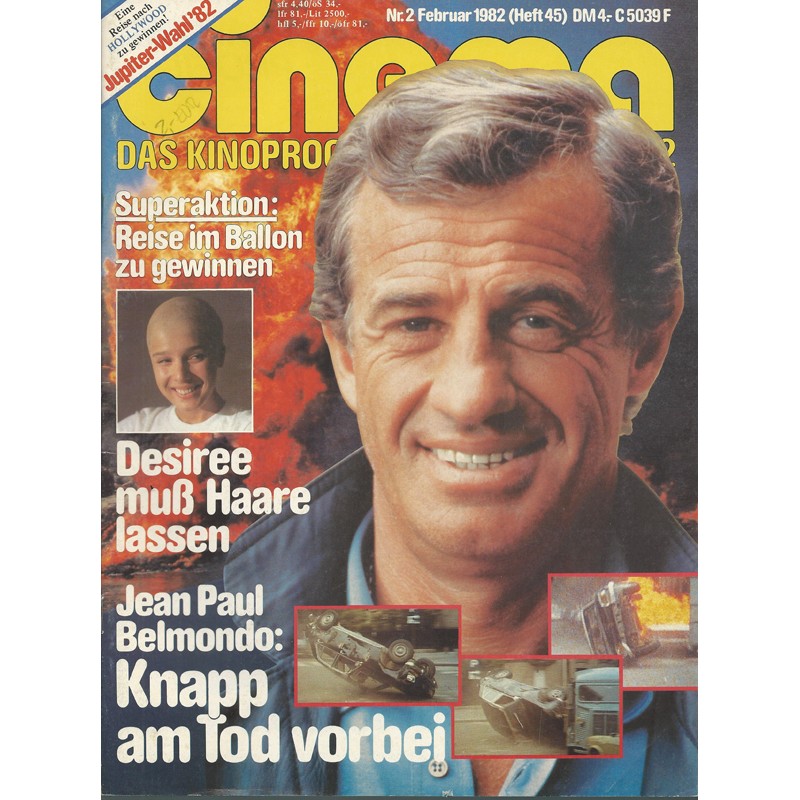 CINEMA 2/82 Februar 1982 - Jean Paul Belmondo