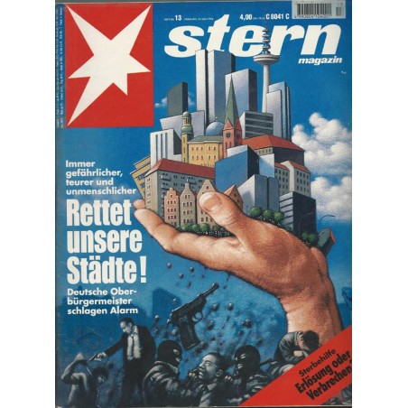 stern Heft Nr.13 / 24 März 1994 - Rettet unsere Städte!