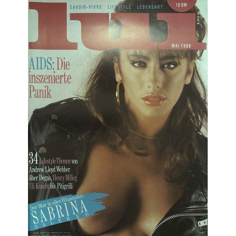 LUI Nr.5 / Mai 1988 - Sabrina Salerno
