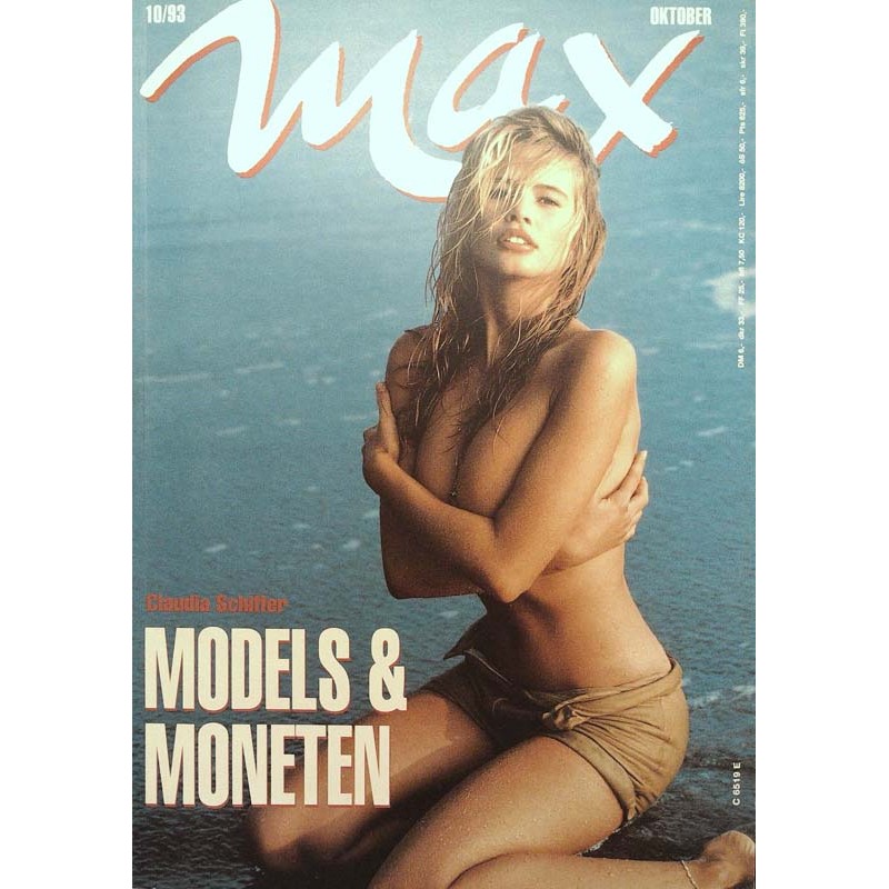 Max Magazin Nr.10 / Oktober 1993 - Models und Moneten