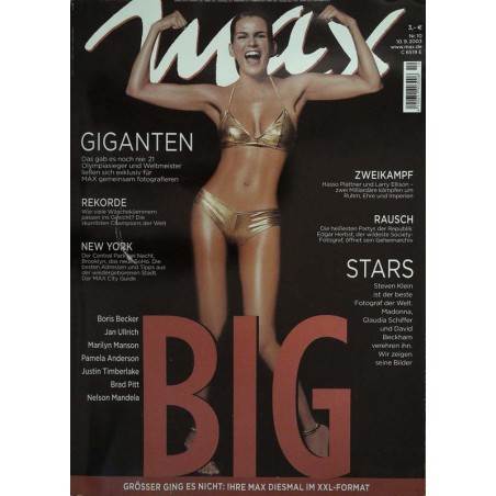 Max Magazin Nr.10 / Oktober 2003 - BIG