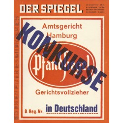 Der Spiegel Nr.36 / 28 August 1967 - Konkurse in Deutschland