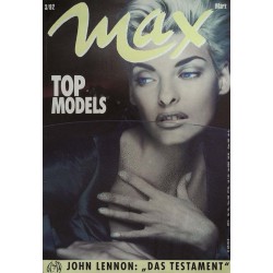 Max Magazin Nr.3 / März 1992 - Top Models